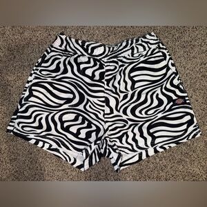 Dickies Zebra Print Women's drawstring Shorts size Medium